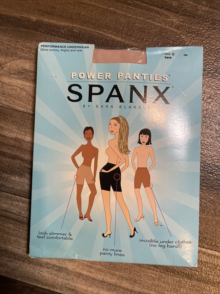 NEW NWT Spanx Bare High Waisted Power Panties Women’s Size D