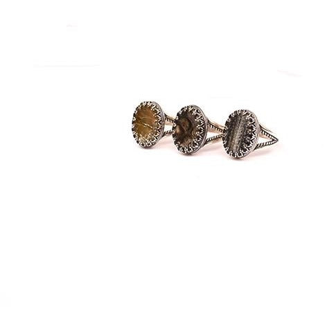 Byzantium Upcycled Snakeskin Ring